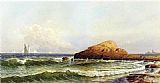 Alfred Thompson Bricher Little Bass Rock Narragansett Pier painting